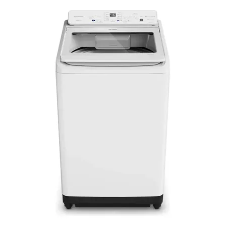 Máquina de lavar Intuitive+ Panasonic 19kg SmartSense Sistema Ciclone Dial Ciclo Pet Branca NA-F190A1W 127V