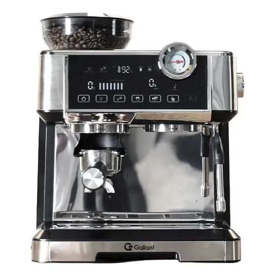 Cafeteira Espresso Gallant Digital Due Nero 20 Bar