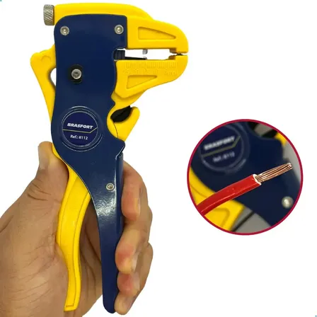 Alicate Desencapador Brasfort Autoajustável De 0,5mm² A 6mm²