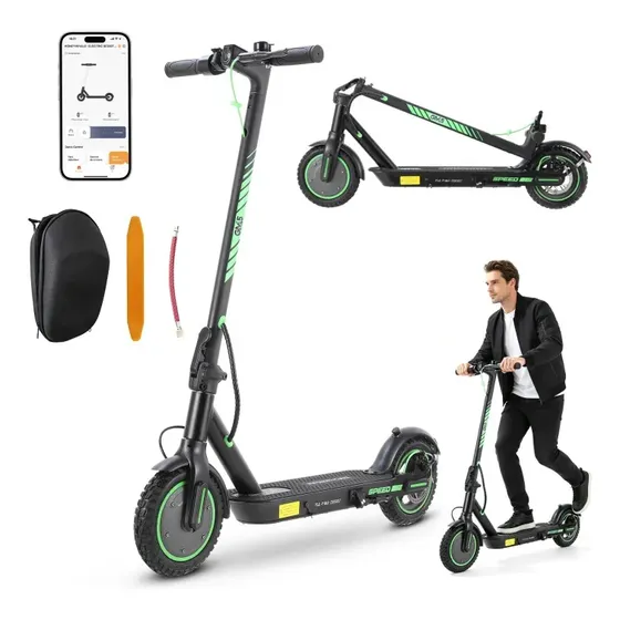 Patinete Elétrico GM5 P1 Max Bluetooth, Dobrável e com Pneu de 10"