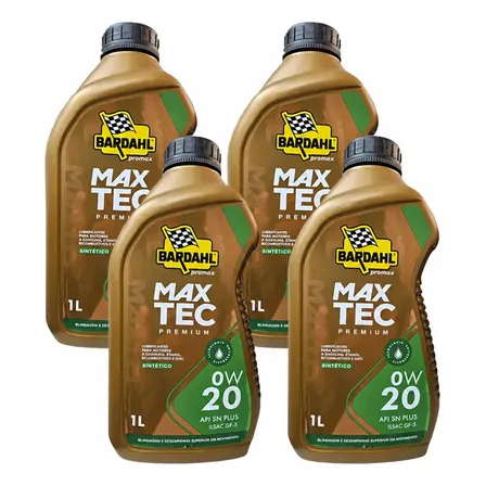 4 Bardahl Maxtec Premium 0w20 Sintético