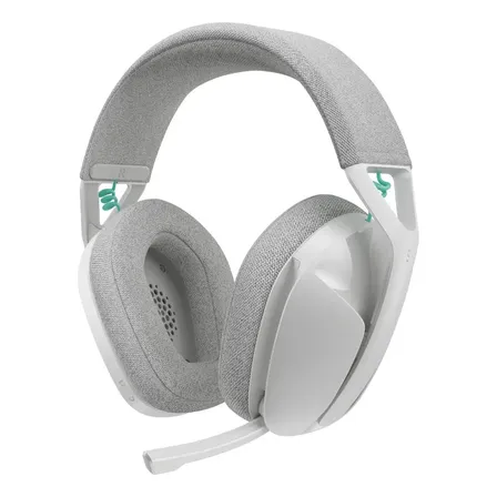 Headset Gamer Sem Fio Logitech G321 LIGHTSPEED/Bluetooth, bateria durável, Compatível com PC/PS4/PS5/Nintendo Switch/Smartphone - Branco
