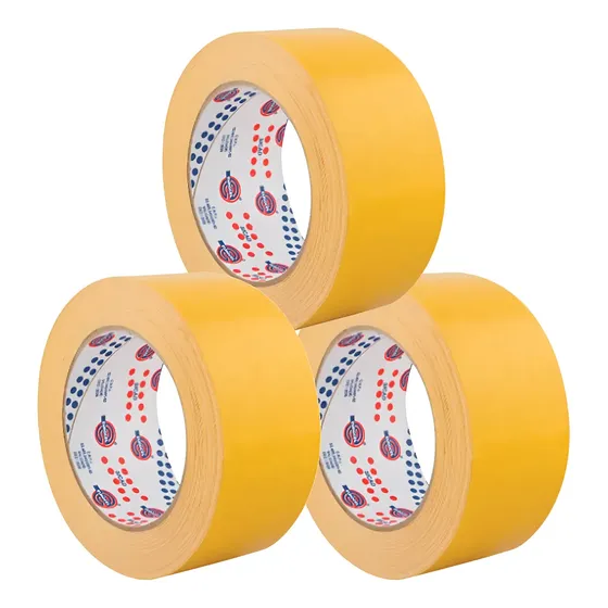 Kit 3 Fitas Dupla Face Para Carpete Grama Sintética 36mmx30m Amarelo