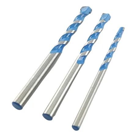 Kit Jogo 3 Brocas Multi Materiais 6, 8 E 10mm
