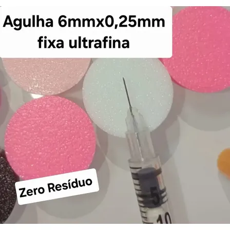 Seringa Agulha Insulina Botox 0,5ml 31g 6x 0,25mm Cx 100 Un