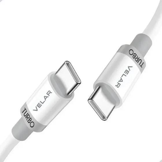 Cabo Carregador Usb Celular Tipo C 3 Metros Turbo Reforçado Branco