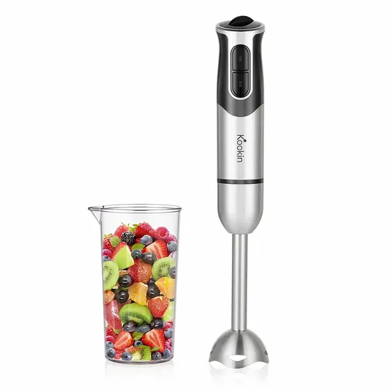 Mixer de Mão Portátil Kookin 800W com 8 Velocidades e Função Turbo
