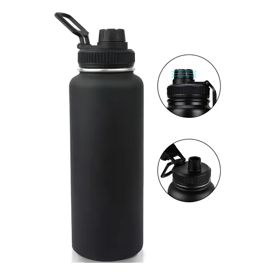 Garrafa Térmica 1.2l Bebidas Quentes E Frias Duradoura Preto