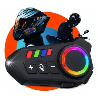Fone Bluetooth Capacete Moto K06 Som Usb Conexão Até 15 M