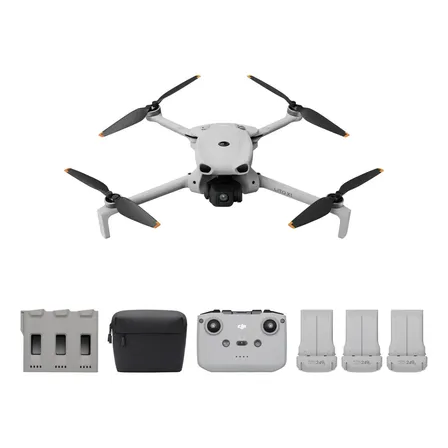 Drone Dji Lito X1 Fly More Combo (sem Tela) Br - Dji082 Cinza