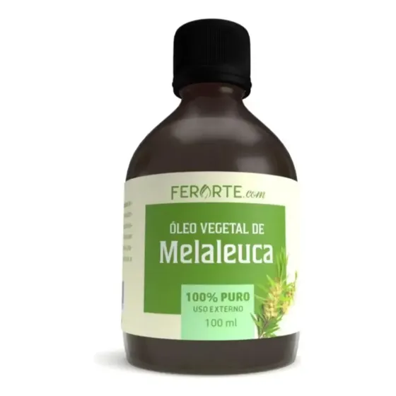 Óleo Vegetal De Melaleuca Ferarte 100% Puro E Vegano 100ml Neutro