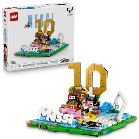 Lego Editions Destaques Do Futebol: Lionel Messi 43011 500 Peças