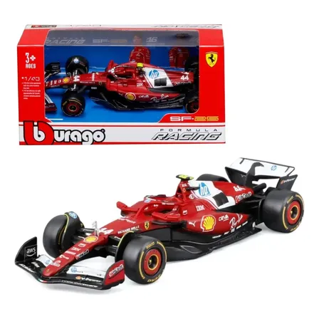 F1 2025 Ferrari Formula Racing Sf-25 1/43 Sem Piloto Bburago 44 Lewis Hamilton