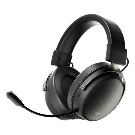 Fones de ouvido sem fio para jogos Atk Neptune N9 Pro Esport pretos