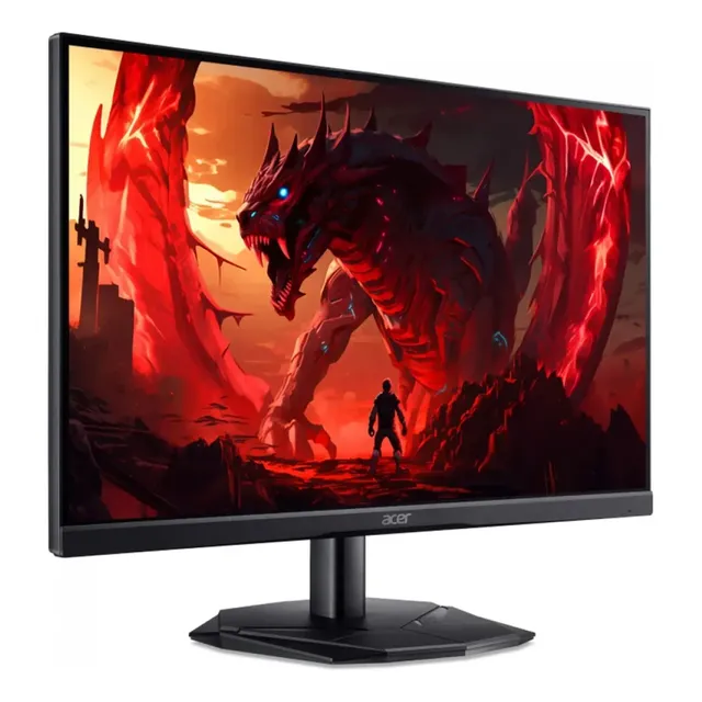 Monitor Gamer Acer Nitro Kg241y 23.8 Full Hd Va 200hz Preto 127/220v