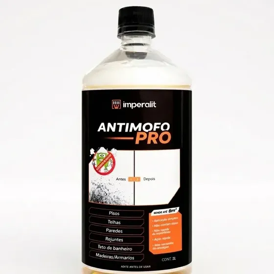 Imperalit Anti Mofo Pro 1l + Spray - Não Volta Mofo Parede/teto/piso