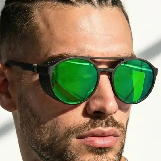 Óculos De Sol Masculino Alok Classico Premium Soldador Moda Desenho Camaleão