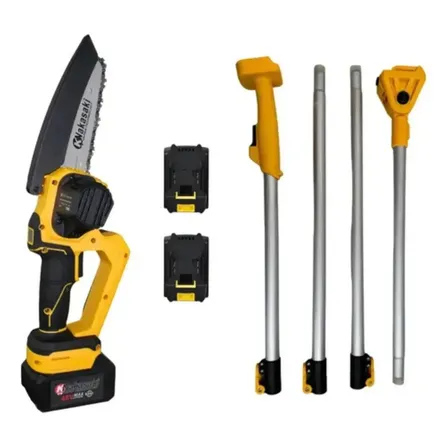 Podador Eletrico Bateria Nakasaki Cabo Extensor 3m 2 Bat