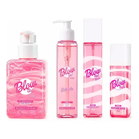 Kit Blow Girl Rotina Completa Cuidado Corporal 4 Itens