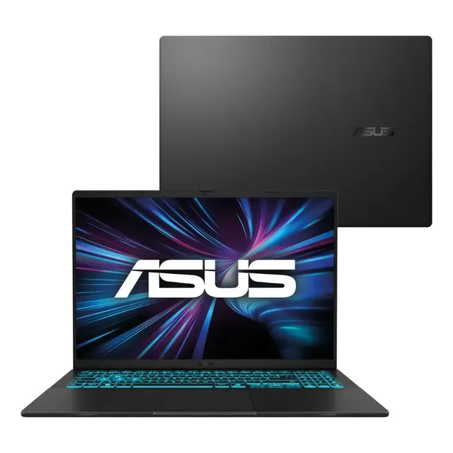 Notebook ASUS V16 Gamer V3607VM NVIDIA RTX 5060 Intel Core 5 16GB RAM 512GB SSD Windows 11 Home 16" LCD LED FHD nível IPS 144Hz RP138W