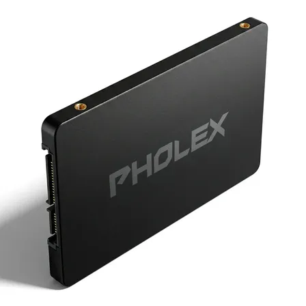Ssd 256gb Notebooks Desktops Armazenamento Interno Sata Iii 2.5 Leitura Até 500mb/s Pholex Preto