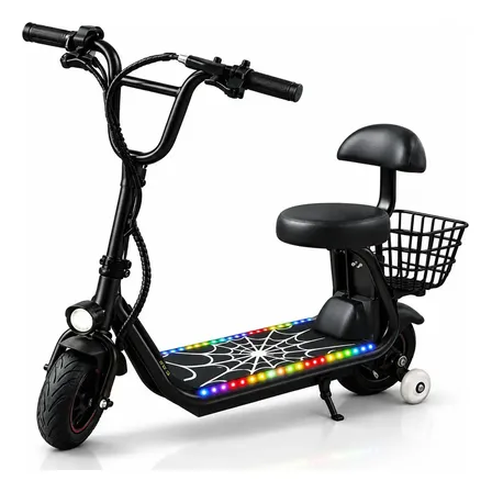 Patinete Eletrico C/assento Mini Scooter Bike Elétrica 250w Cor