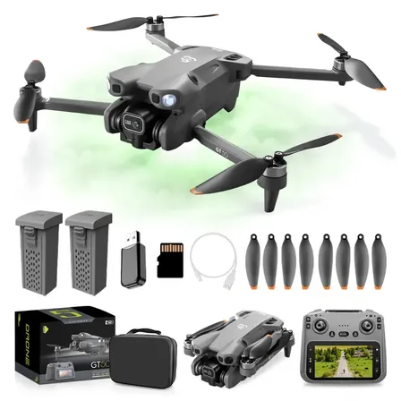 Drone Bevacat Gt50 Fpv Com Câmera Dupla Hd E Controle Remoto De 5.64 Cinza