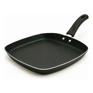 Frigideira Bistequeira Lisa Antiaderente Em Alumínio 24cm Preto FRIJI