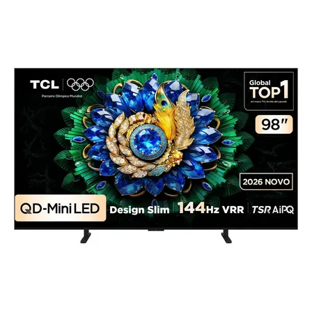 Smart Tv Tcl 98 Polegadas Qled Mini Led 4k A400m Wifi Bluetooth Google Tv Hdr10+ 144 Hz Vrr 98a400m