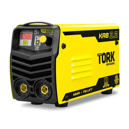Maquina De Solda Inversora Tork Kab 3.2 Mma Eletrodo Amarelo 220v