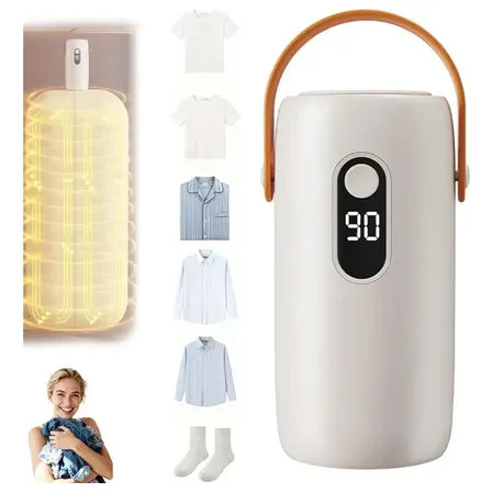 Mini Secadora De Roupas Portátil Elétrica Cortina Secador Sortida