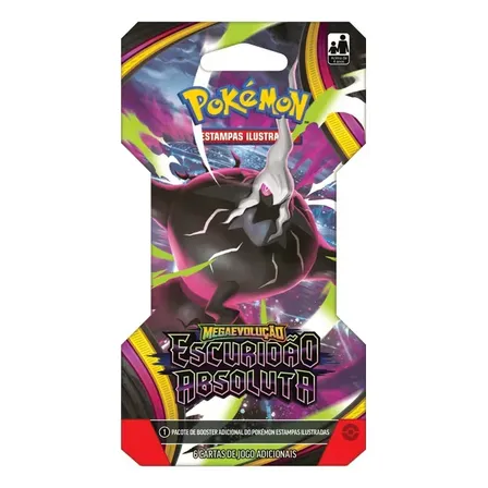 Blister Unitário Pokémon Me05 Escuridão Absoluta 6 Cartas Português