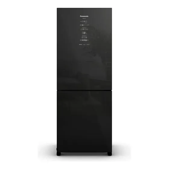 Geladeira Panasonic Intuitive+ BB65 Frost Free Inverter 467L Black Glass NR-BB65GV7B Bivolt