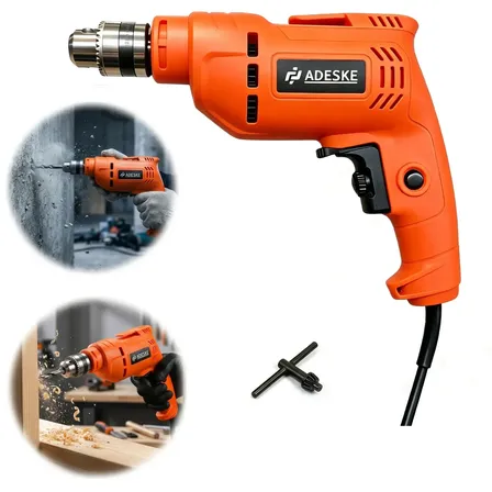 Parafusadeira Furadeira ADESKE 850W Velocidad variable sin escalones- Potente Industrial Profissional Ferramenta Kit Eletrica Concreto Metal