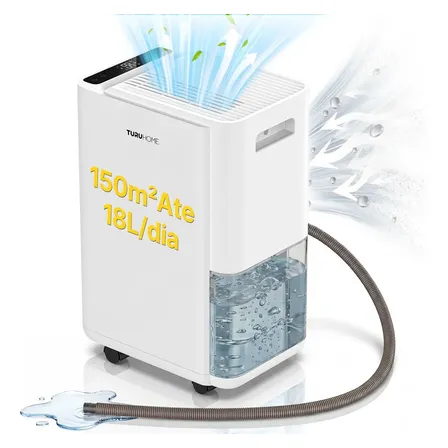 Desumidificador de Ar Compressor 18L/Dia para Ambientes até 150m²