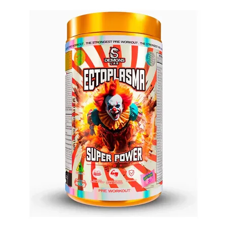 Pré Treino Ectoplasma Super Power Tutti Fruit 480g Demons La Sabor Tutti-Fruit