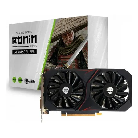 Placa De Vídeo Gamer Ninja Gtx 1660 Super Ronin 6gb