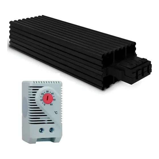 Desumidificador 200w 110v 220v Antimofo Painéis + Termostato Preto