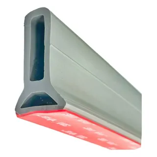 Soleira Barreira De Água Silicone P/ Box Banheiro 2m 5cm Alt Cor Cinza