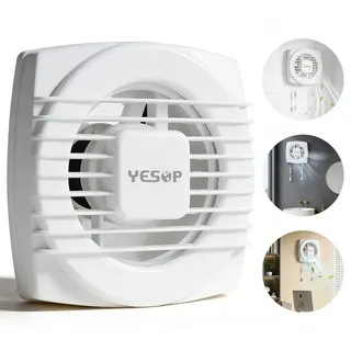 Exaustor Banheiro Ventilador Residencial Bivolt 150mm Yesop Com Puxador Controlar