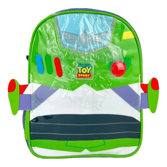 Mochila Escolar Clio Buzz Lightyear Toy Story Interativa para Meninos