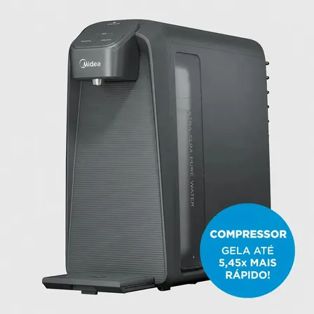 Purificador De Água Slimpure Midea Cinza Compressor 220v