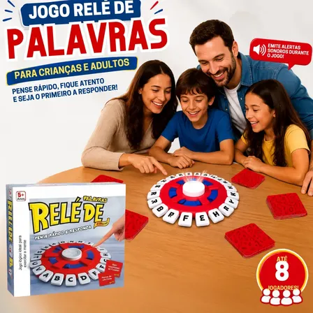 Jogo Relé De Palavras Clássico Em Português Para Família