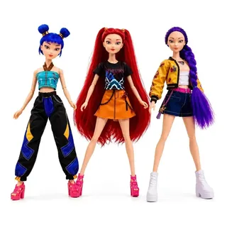 Bonecas Articuladas Guerreiras Do K-pop Musical 30 Cm