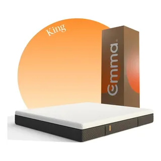 Colchão King Emma Hybrid 2.0 193cmx203cm A Vácuo Cinza
