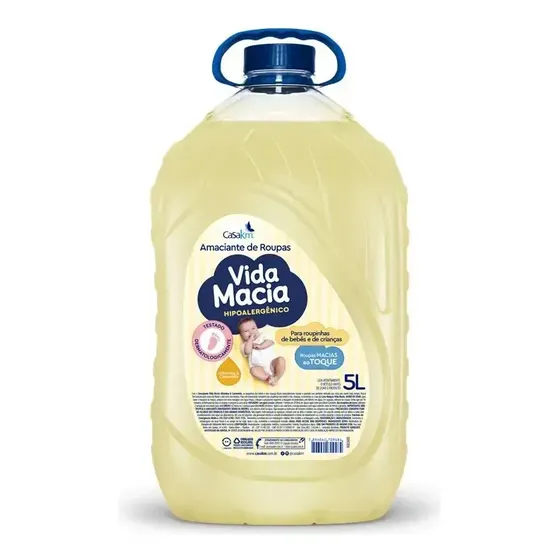 Amaciante vida macia glicerina & camomila 5l