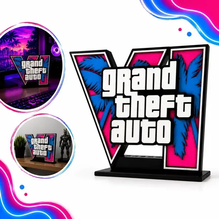Boa Dica Plástico Quadro Decorativo Com Suporte Gta