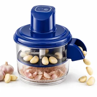 Descascador Elétrico De Alho Recarregável USB Automático Sem Fio Portátil Removedor De Casca Rápido Para Alho Frutas Legumes Cozinha Prático Fácil De Limpar Uso Doméstico