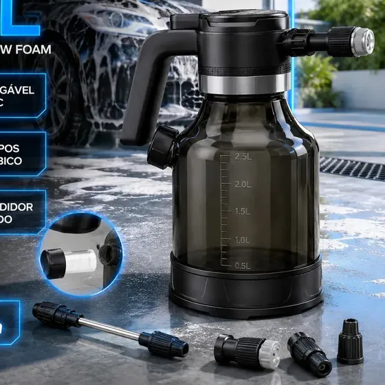 Pulverizador Elétrico VERUNTO de 2.5 L com Bateria para Jardim e Limpeza