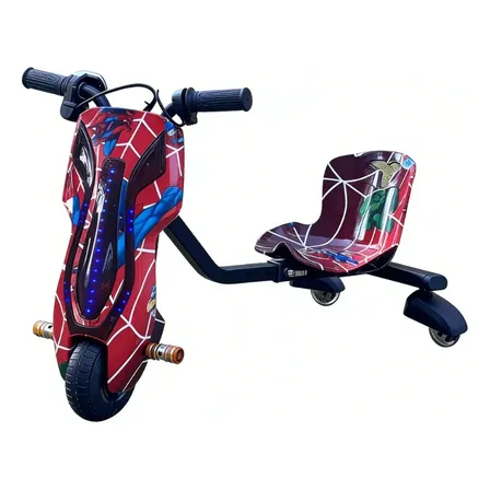 Patinete Elétrico Triciclo Infantil Drift 250w Com Bluetooth Terracota